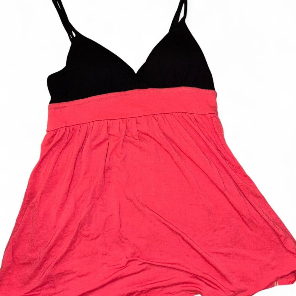 Forever-21 Women's Pink and Red Vest